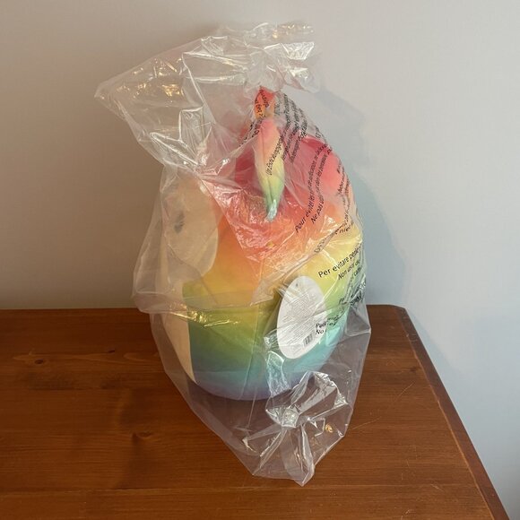 Squishmallows Heath Rainbow Husky Puppy Dog 12" Plush - Picture 4 of 8